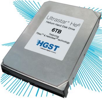 HGST Ultrastar He6 built on HelioSeal platform